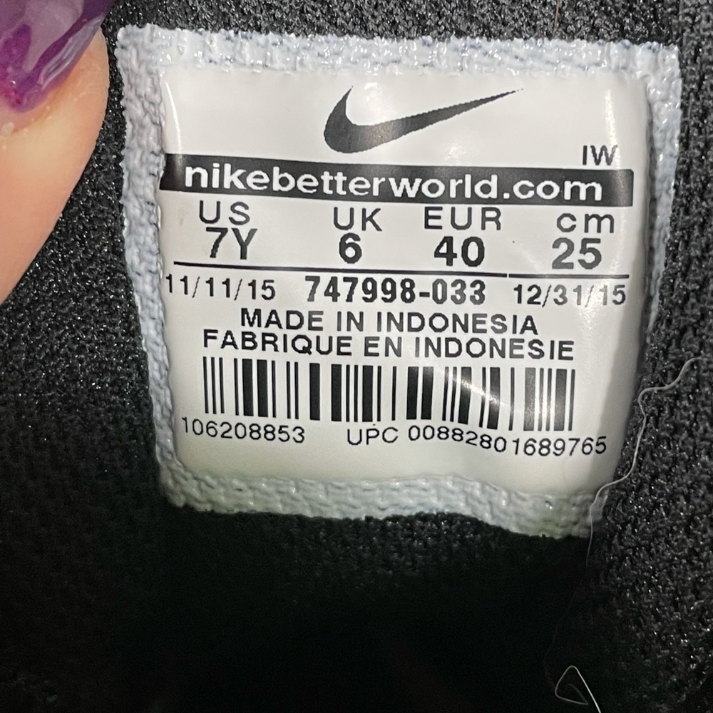 Nike Team Hustle D7 size 7Y - Picture 8 of 8